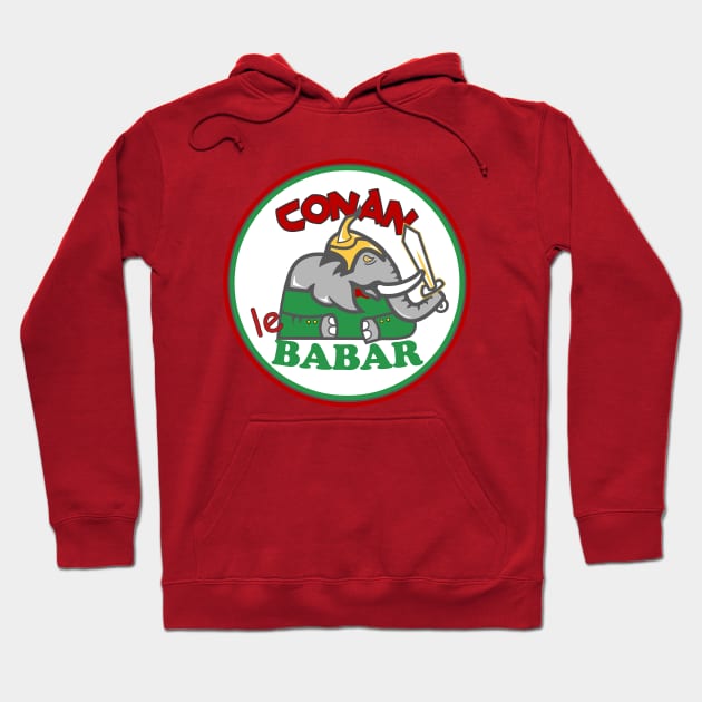 Conan le Babar Hoodie by KorriganDu